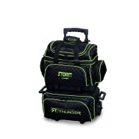 스톰 볼링가방 Storm Rolling Thunder Checkered Lime 4 Ball Roller Bowling Bag