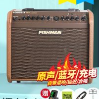 기타앰프 FISHERMAN FISHMAN 어쿠스틱 오디오 야외 연주 노래 스피커 전용 04 미니 60W 블루투스 Shure SM58