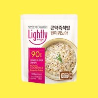 청정원 라이틀리 곤약즉석밥 현미퀴노아 150g 10개 간편한 곤약밥