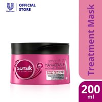 썬실크 헤어 트리트먼트 스무스 매네지블 Sunsilk Treatment 200ml x 2개  1개