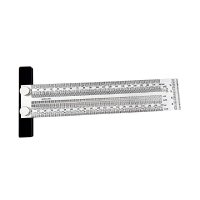 Apple Stainless Steel Marking T Square Ruler for Woodworking Scribing Line Ruler Carpen