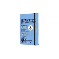 Moleskine 한정판 피너츠 18개월 주간 플래너 하드 커버 포켓 8 9 x 3 5 5 5인치