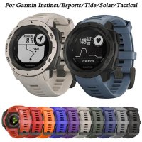 Garmin Instinct 시계 밴드 스트랩 스포츠 실리콘 교체 손목 밴드 컬러 팔찌 빠른 분리 제거 액세서리