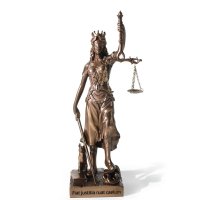 정의의여신 조각 동상 변호사 사무실 개업 장식