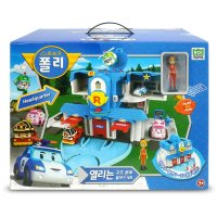 로보카폴리 ROI TOYS 로보카폴리 열리는 구조본부 플레이세트 진피규어포함