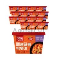 동원 매콤달콤 떡볶이 즉석 컵 간식 간편식 160g 16개