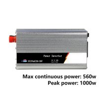 560W 수정 사인파 인버터 온보드 태양광 12V 전력 변환기