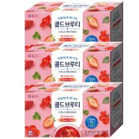 담터 콜드브루티 딸기 히비스커스 20T x3개