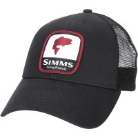 Simms Bass 패치 트러커 모자 생선 스냅백 캡