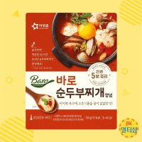 아워홈 바로 순두부찌개 양념 양념장 소스 120g 두부요리