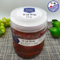 해품 생깻잎 무침 2kg 4kg 기간생산 깻잎김치 생깻잎무침