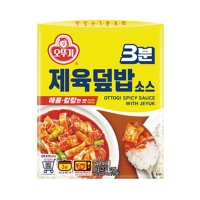 오뚜기 3분 제육덮밥소스 150g 홈파티 레토르트 밀키트 식자재 별미 간편식 캠핑요리 식사대용 즉석식품 1개