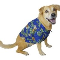 RJC Dog Surf Dog Woodies Aloha 하와이안 셔츠 L