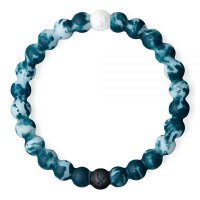 Lokai The Surf Collection 하와이안 팔찌 남성 여성용 실리콘 비즈 팔찌