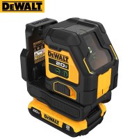 디월트 공구 세트 Dewalt 레이저 레벨 리튬 배터리 크로스 라인 그린 수직 수평 60m 프로젝터 자 DCLE34021