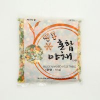 UNKNOWN 그린무역 냉동 야채믹스 4종 외식용 1kg