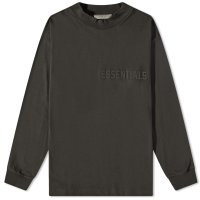 피오갓 에센셜 Long Sleeve Tee - Off-Black