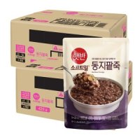 햇반소프트밀 소프트밀 동지팥죽 420g 4입 x2개