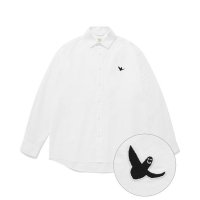 WHATITISNT ANGEL OVERFIT OXFORD SHIRTS 엔젤 오버핏 옥스포드 긴팔 셔츠