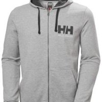 헬리한센 Helly Hansen 남성용 표준 HH 로고 풀 지퍼 후드 949 멜란지