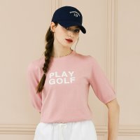 몽버디골프 PLAY GOLF ROUND NECK 플레이골프 반팔니트