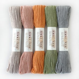 올림푸스 - 사시코 자수실  - 아와이이로 / 20색 / 40m