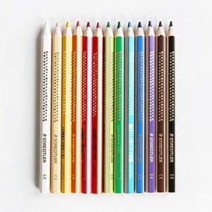 스테들러 노리스 슈퍼 점보 색연필 1287 (12종 택)