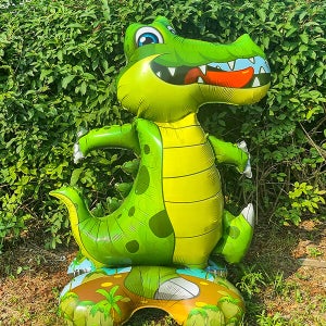 스탠딩 엘리게이터 풍선 / 대형 공룡 풍선 남아 생일 파티 세돌 두돌상 1000일