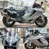 스즈키 하야부사 GSXR1300 HAYABUSA 오토바이데칼스티커 전투기 커스텀 튜닝 데칼 세트