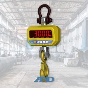 ( No. 2902 ) 에이엔디 디지털 호이스트 매달림 톤백 크레인 전자 저울 500kg