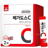 고려은단 메가도스C 비타민C 3000mg  180g  2개