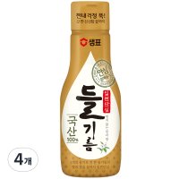 샘표 일편단심 국산 들기름  200ml  4개