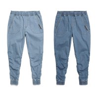 내셔널지오그래픽 DENIM 스트링 조거 팬츠 N211MPT090