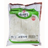 미림식품 생소면 1kg 소면 콩국수면 잔치국수만들기 국수재료 쫄깃한면 업소용 가정용