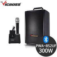 PWA-852UF 300W 블루투스 충전 이동식 버스킹 스피커