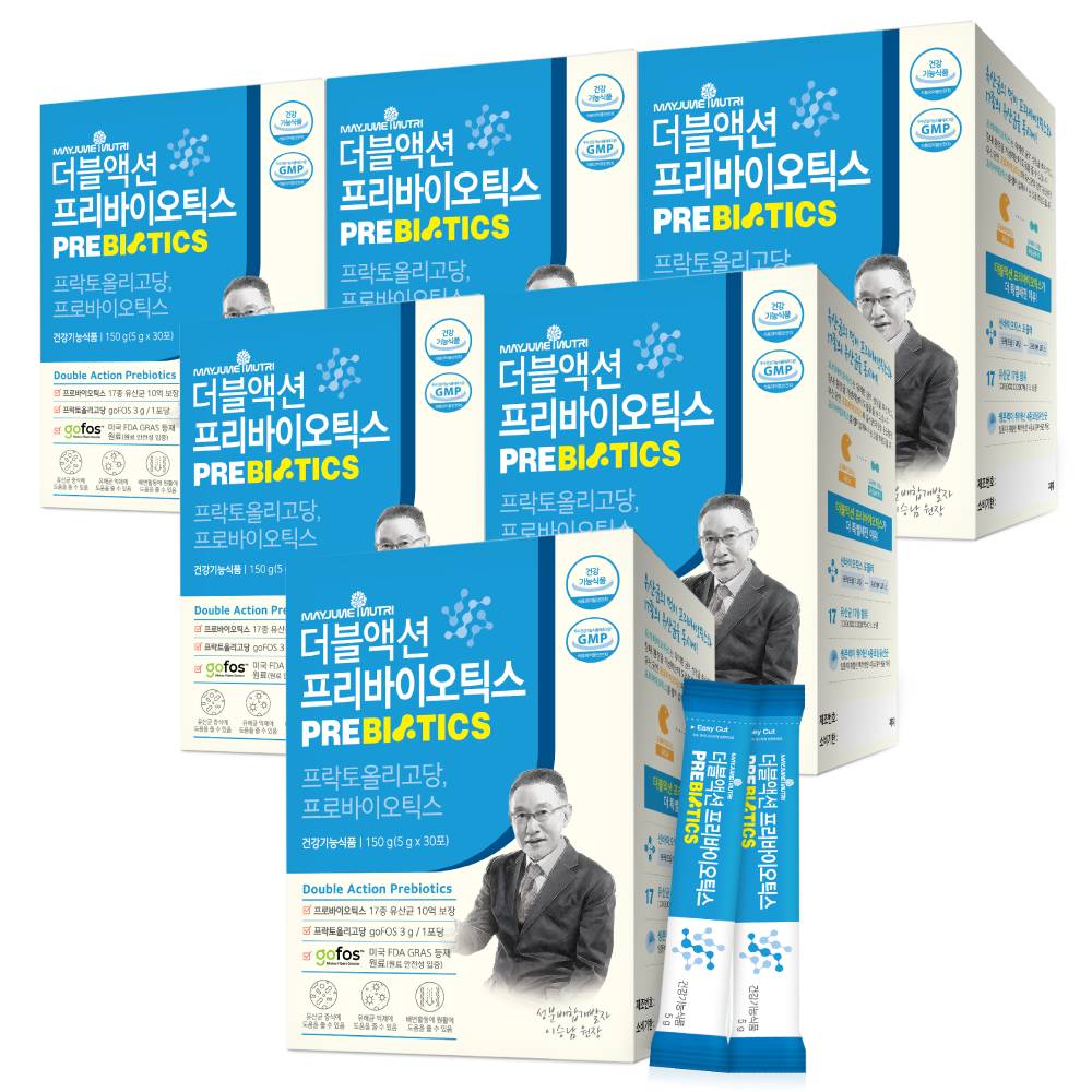<b>메이준뉴트리 더블액션 프리바이오틱스</b>  150g  6개