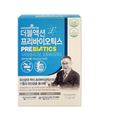 <b>메이준뉴트리</b> 이승남 <b>더블액션 프리바이오틱스</b> 프락토올리고당 유산균 30p  150g  3개