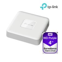 TP-Link VIGI NVR1104H-4P+4TB 하드 4채널 POE 녹화기 세트