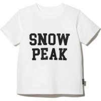 snow peak 스노우 피크 펠트로고 T셔츠키즈