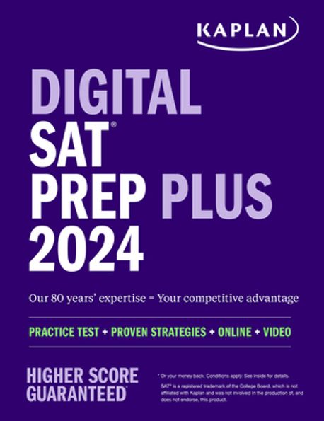 Digital SAT Prep Plus 2024 (Includes 1 Full Length Practice Test, 700+ Practice Questions)