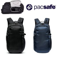 팩세이프 PACSAFE 캠세이프 X17L 카메라 백팩 가방 노트북 도난방지  ECONYL Black