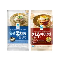 청정원 동치미 물냉면 2인 진주식 비빔냉면 2인