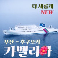 일본 부산 후쿠오카 배편 특가 뉴카멜리아 부산출발 일본여행 승선권 선박여행 카멜