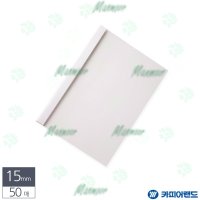 제본 용 투명 비닐 표지 15MM 50매 A4 PVC 공사 지명원 샘플 북 용지 기