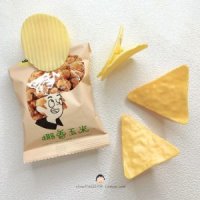 나초 감자칩 밀봉 클립 보관용 서류 봉투 집게 4세트