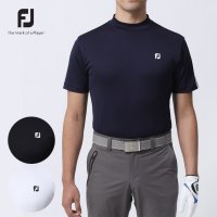 FOOTJOY 풋조이 남성 골프웨어 반팔 티셔츠 모크넥 반팔티