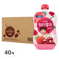 베베쿡 아이쭉쭉 워터젤리 100g  체리베리  40개