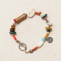 [토우토우아카이브] PAISLEY SYMBOL BRACELET-IVORY