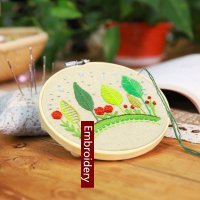 꽃 잔디 디자인 DIY 자수 수공예 바느질 초보자 크로스 스티치 키트 리본 페인팅 홈 장식 바늘 예술