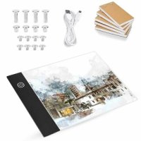 Flip Book Kit with A6 LED Light Pad - Diamond Drawing Tracing Flipbook Ultra-Thin Portable 9in Paint